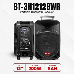 Baretone 1212BWR 12 inch Portable Wireless Speaker